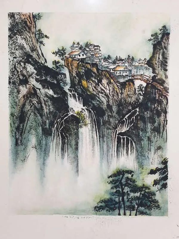 山と滝・作品 28